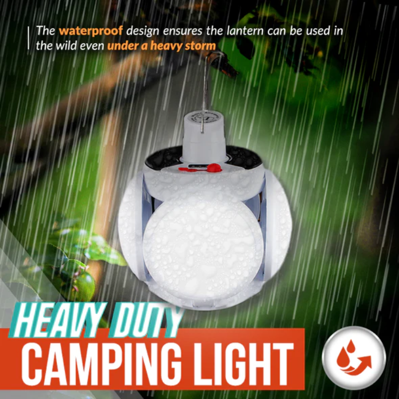 Solar Rechargeable Camping Hanging Lamp