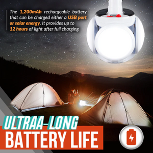 Solar Rechargeable Camping Hanging Lamp