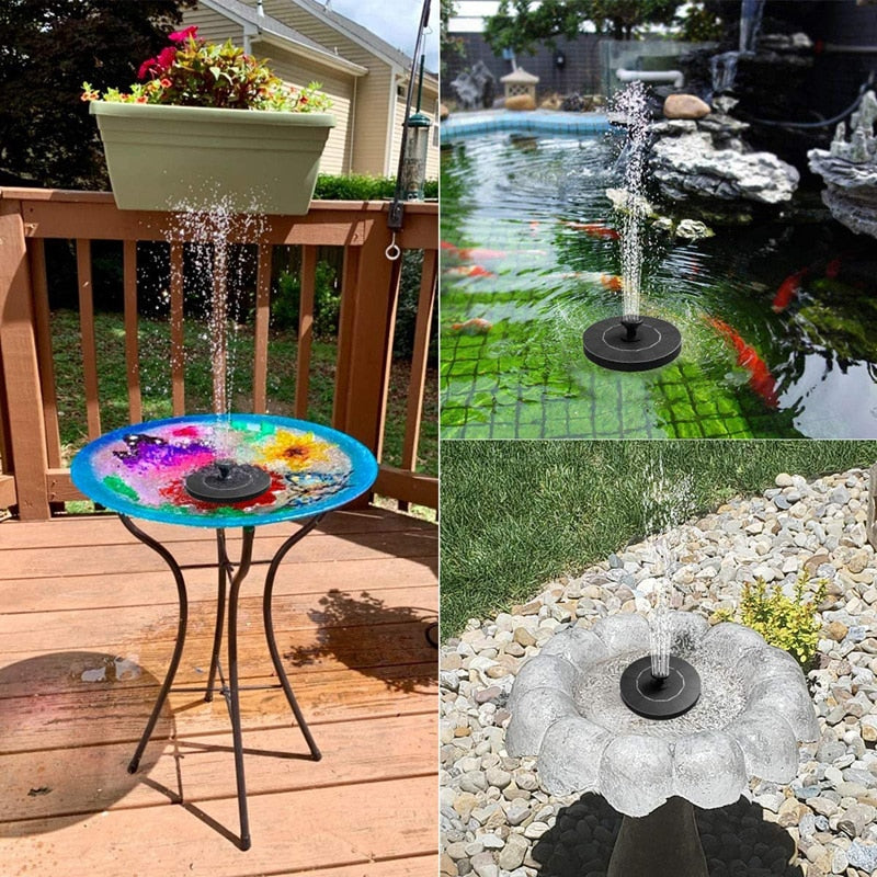 Solar Powered Fountain Kit