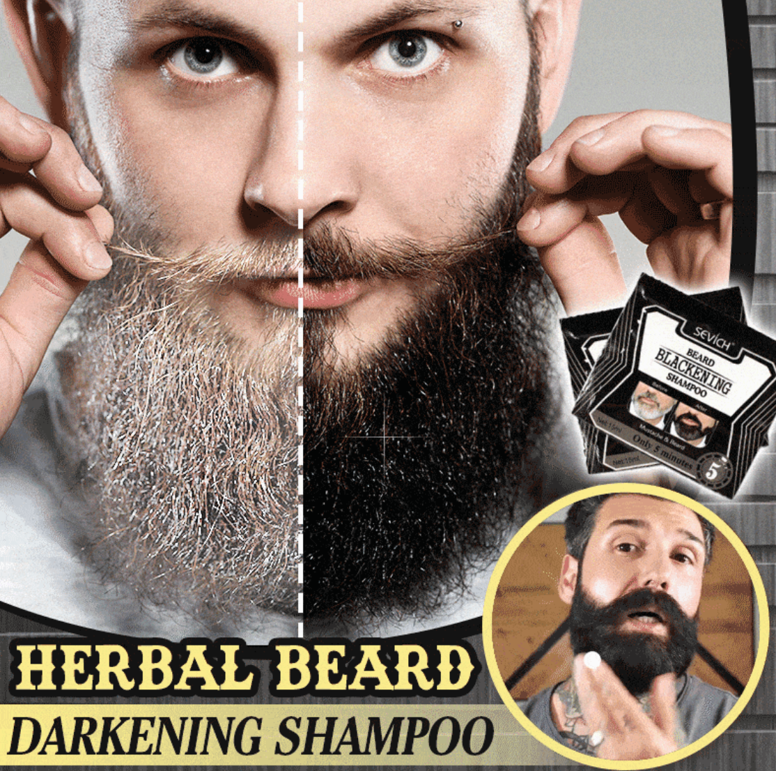 Herbal Beard Shampoo 5pcs