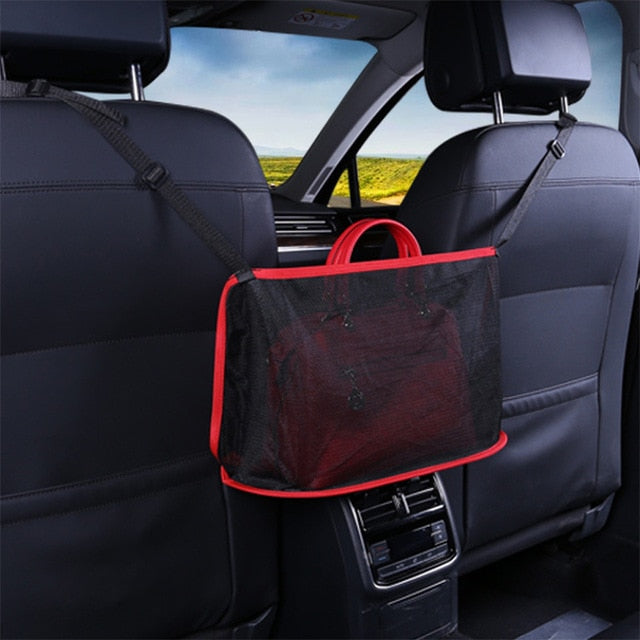 Car Multifunction Net Pocket Handbag Holder