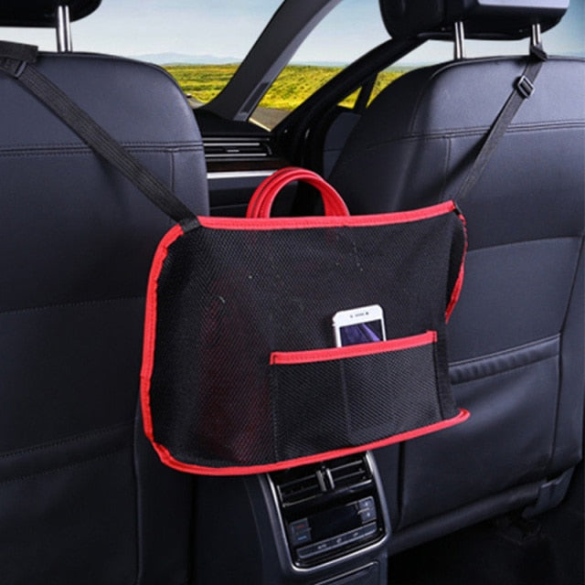 Car Multifunction Net Pocket Handbag Holder